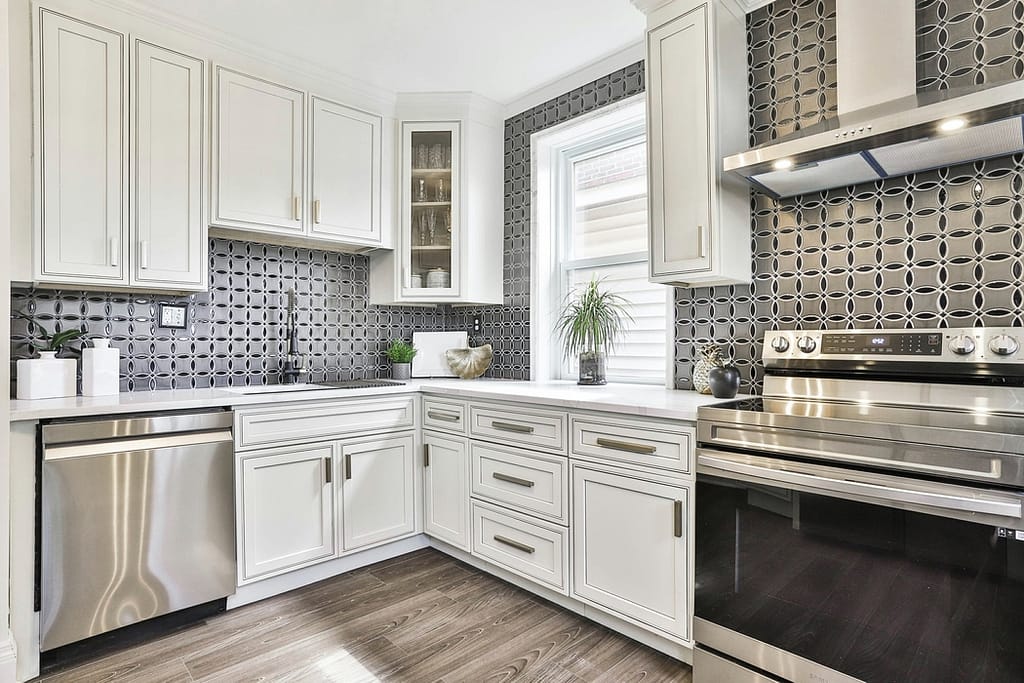 Holly Hills home - staged kitchen area