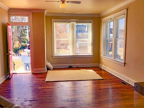 Before staging the apartment for Cornerstone STL